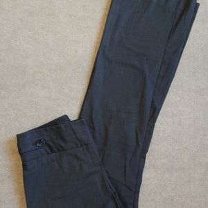 The Limited Cassidy Fit Dress Pants Womens Size 2 Black Patterned Flared Leg